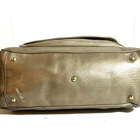 Gucci tan / Gold Leather Women's tote Bag - Picture 3 of 11